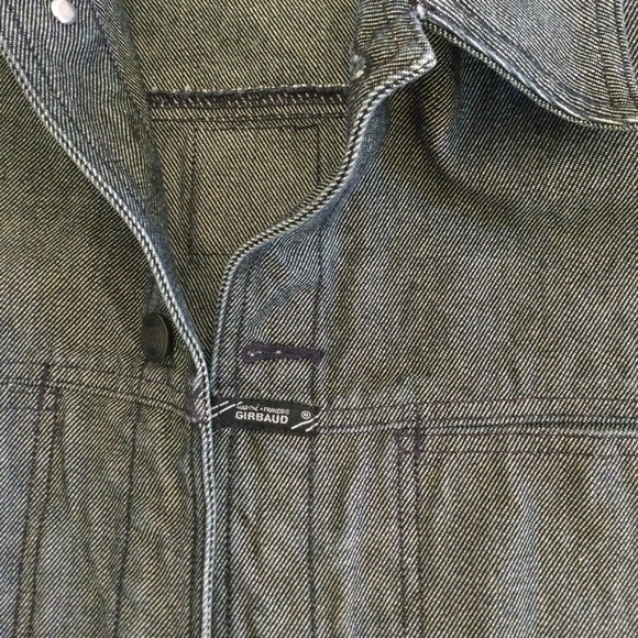 Marithe + Francois Girbaud - Vintage 90s Black /Gray denim Jacket. Size XXL - Picture 2 of 15